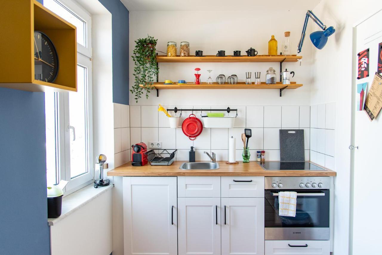 Industriecharme Apartment - Nespresso, Netflix, Wifi, Zentral, Messe Chemnitz Extérieur photo